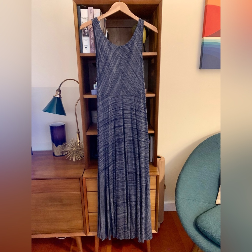 Gap Navy Heather Maxi Tank Dress Size S